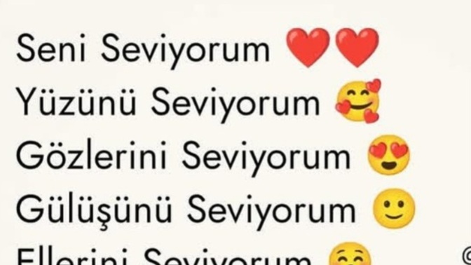 Sevdiğinizin en çok neyini seviyorsunuz?