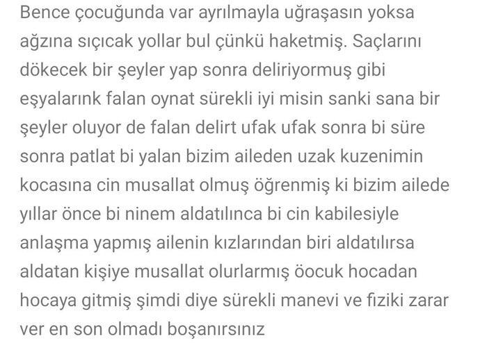 Birisine verilen bu fikir normal mi?