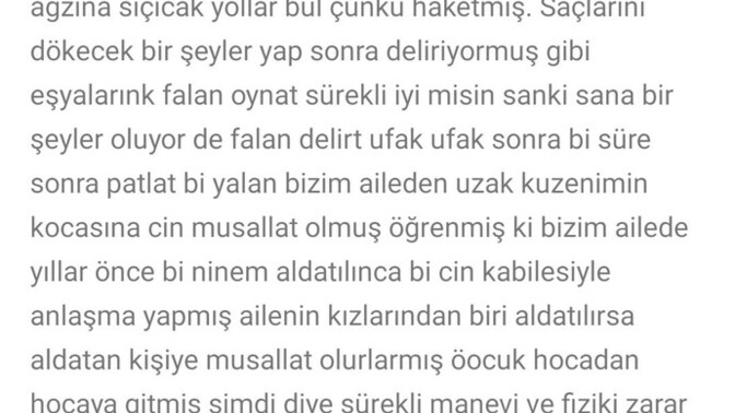 Birisine verilen bu fikir normal mi?