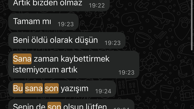 Sizce eski sevgilim dönmez mi engeli açmaz mi artık?