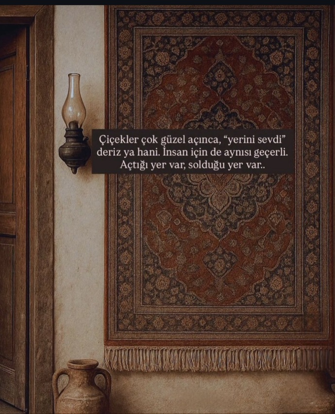 Birisi yanınızda çiçek açabilir mi?