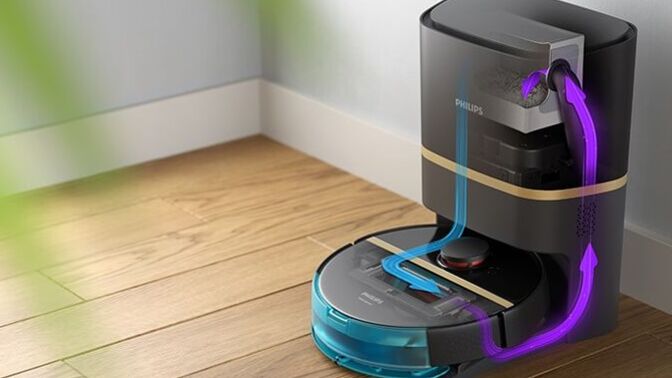 Hem süpüren hem silen robot süpürge kullanan var mı?