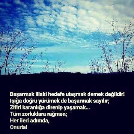 Bütün zorluklara rağmen neleri başardınız?