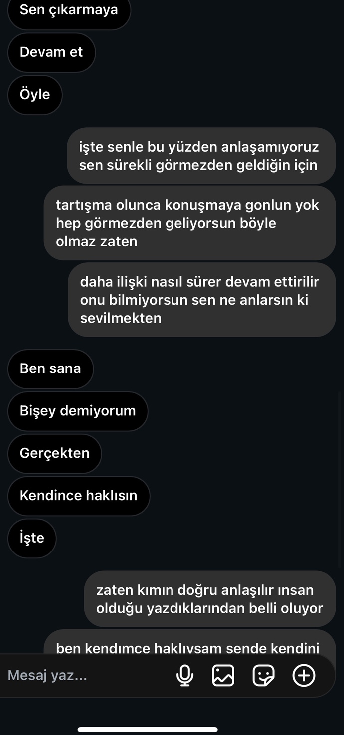 Siz olsanız ne yapardınız cidden anlamıyorum artık ?