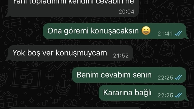 Şimdi ben bundan ne anlayayım?