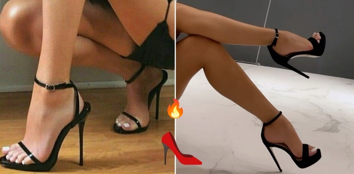 Bilekten bağlamalı ayakkabı sizce de dişil, çekici durmuyor mu?