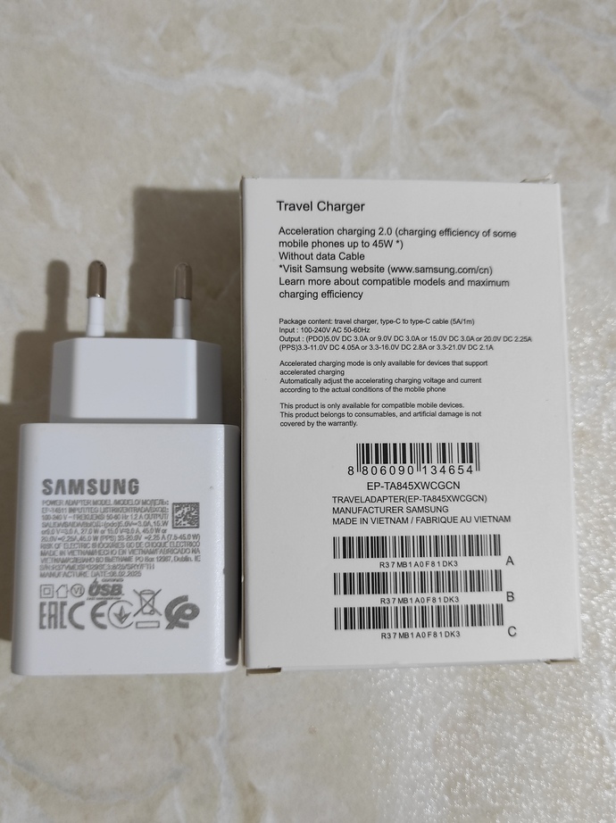 Samsung şarj aletim orijinal mi?