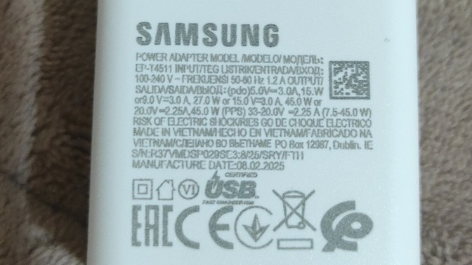 Samsung şarj aletim orijinal mi?