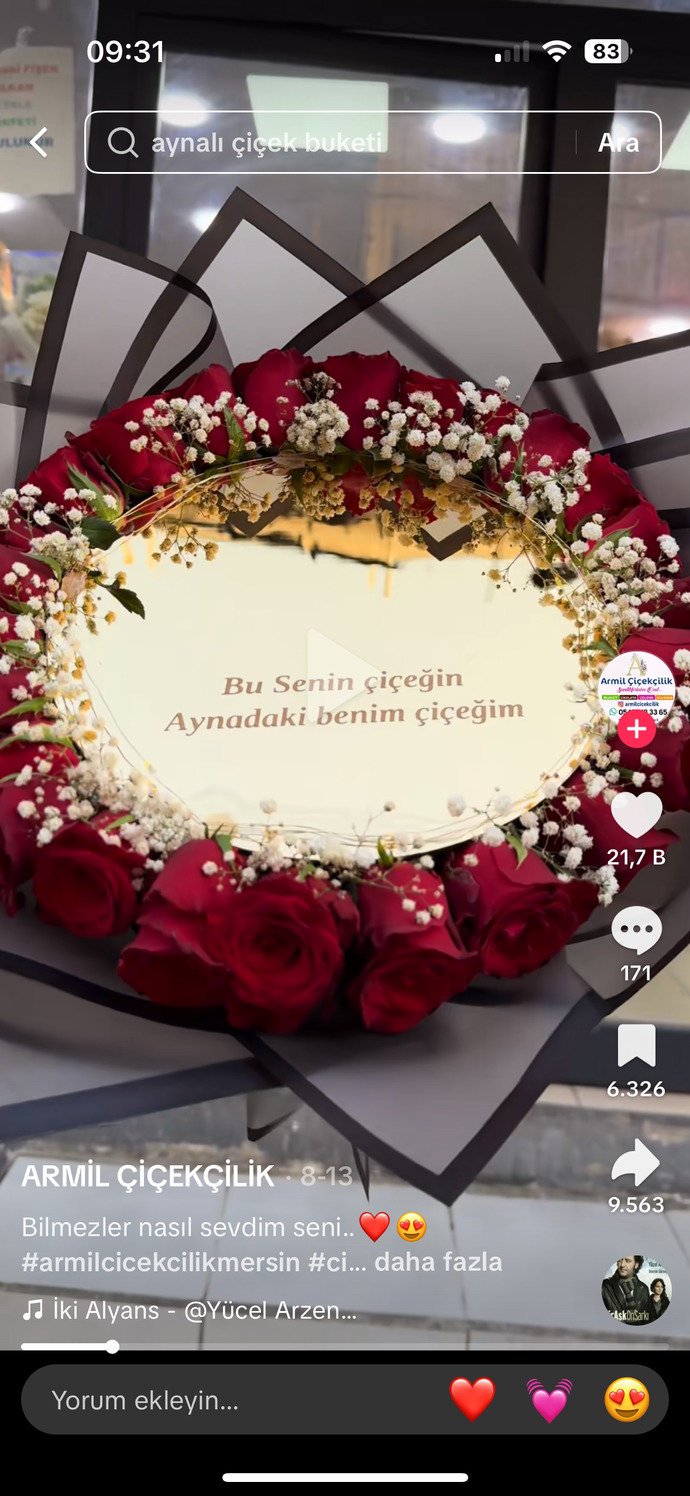 Sizce böyle çiçek alınır mı kız istemeye?