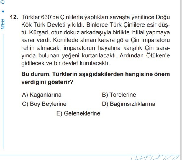 Bu sorunun cevabını yazinn?