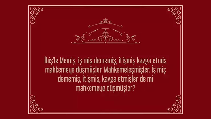 Bunu söylerdim 😁