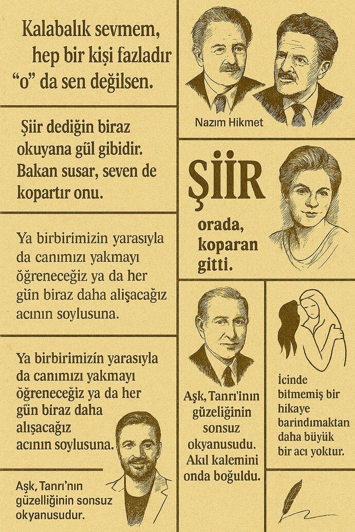 En sevdiğiniz şair kimdir, en sevdiğiniz şiir nedir?