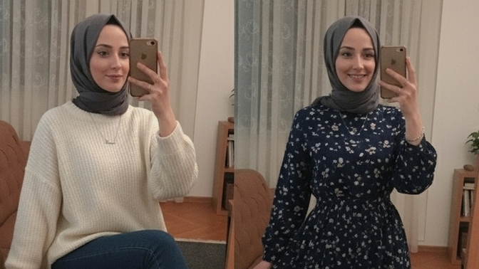 Tesettürümle hangi kombinim daha uyumlu olmus?