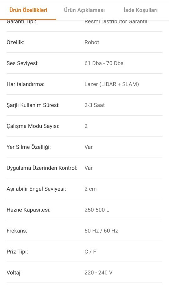 Robot süpürge almak istiyoruz, sesi yüksek midir?