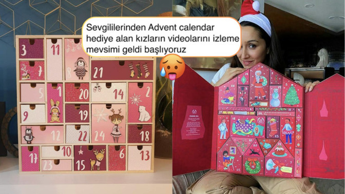 Biz yine başkalarına alınan advent calendar videolarını izliyoruz. 😭 Size hiç alındı mı?