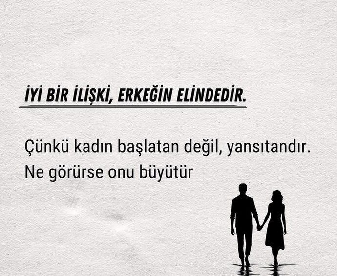 İyi bir ilişki erkeğin mi kadının mı elindedir?