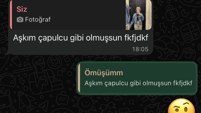 Kizlar denediğim şeyi attim ve böyle dedi ayrilayim mi?