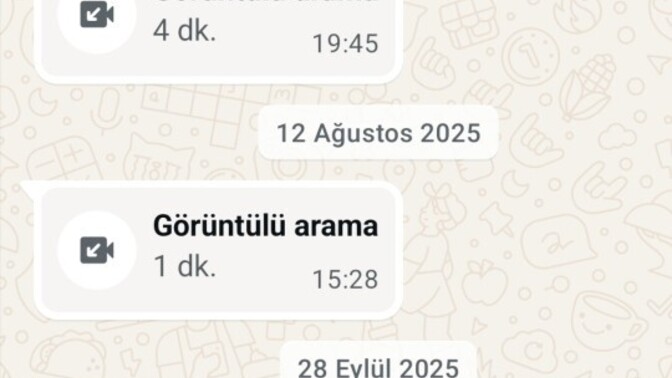 Annemin gece çektiği mesaja bakın?