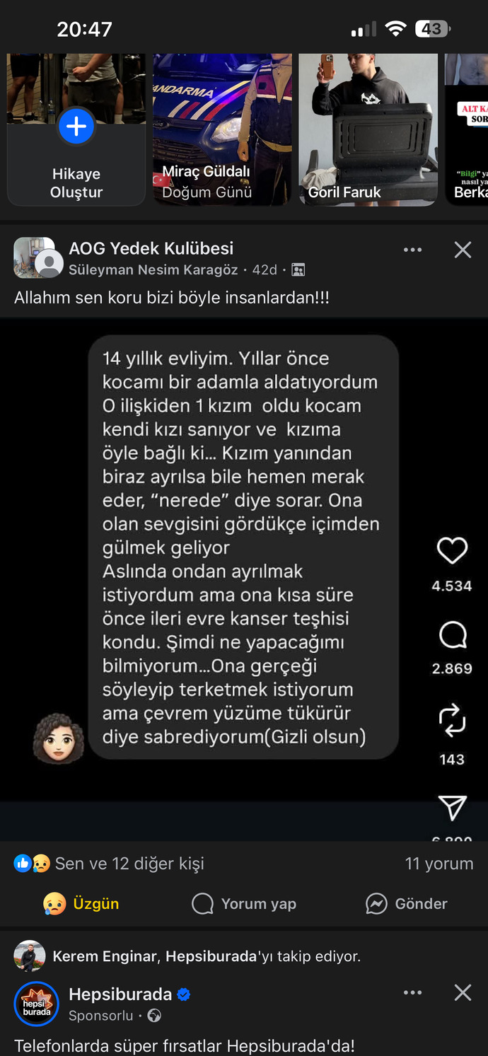 Şu tarz bir şey gördüm?