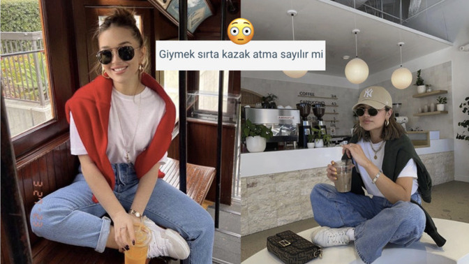 Günlük hayatında sırta kazak atmalı kombin yapan var mı?