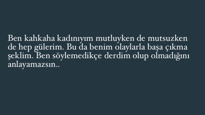Gülmeyi sever misin?