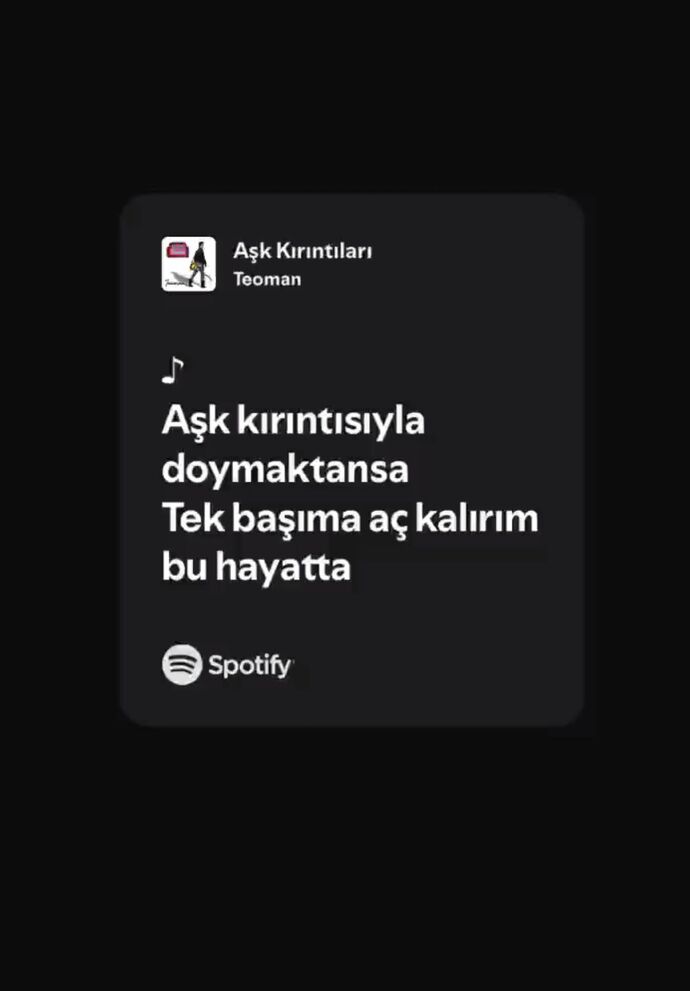 Geceye dinlediğiniz şarkılardan bırakır mısınız?