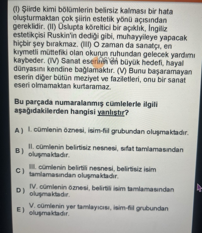 Bu sorunun cevabı nee?