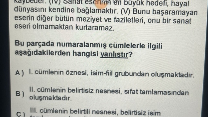 Bu sorunun cevabı nee?