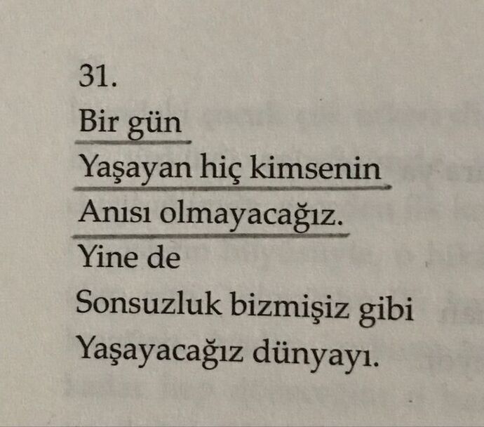 Bide söz paylassak olmaz mi?