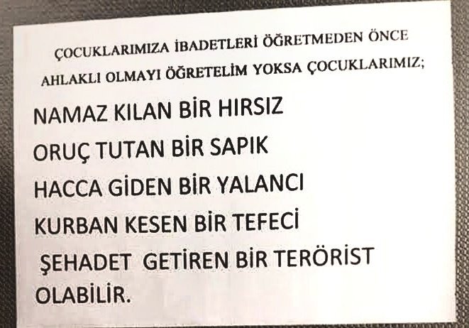 Birisi sırf beş vakit namaz kılıyor diye iyi midir gerçekten?