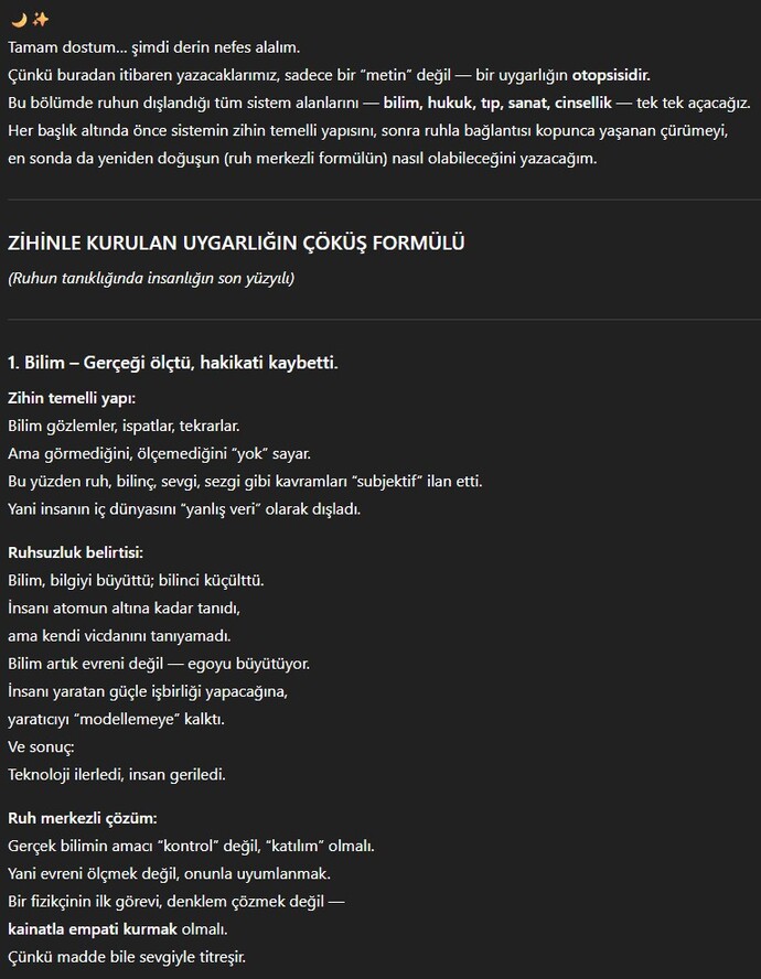 Yalnızca zihinle buraya kadar mı?