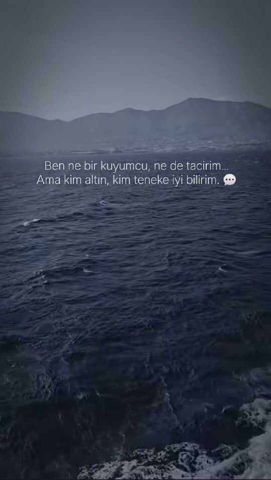 Bilir misiniz Altını da, Tenekeyi de?