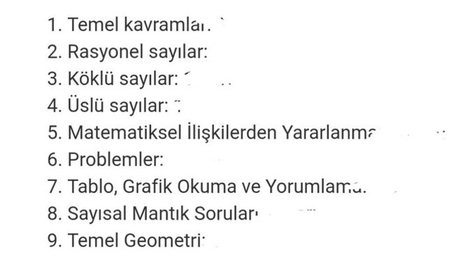Matematikte bu konular zor konular mı?