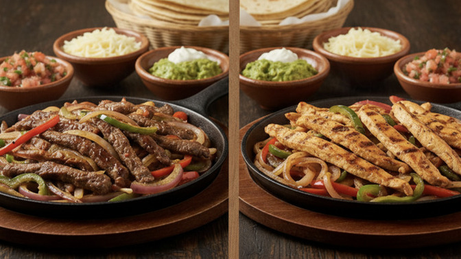 Et fajita mı tavuk fajita mı?