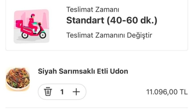 Yemeğin Fiyatına Bak?