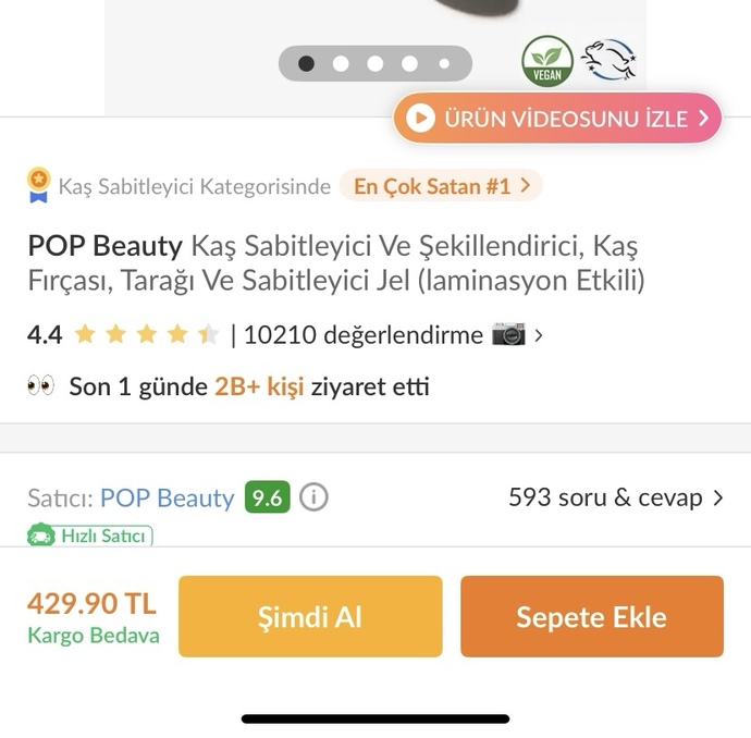 Trendyolda ilk attığım sayfada ürün 347 tl gözüküyor ama tıklayınca ve sayfaya gidince 430 tl ye çıkıyor neden?