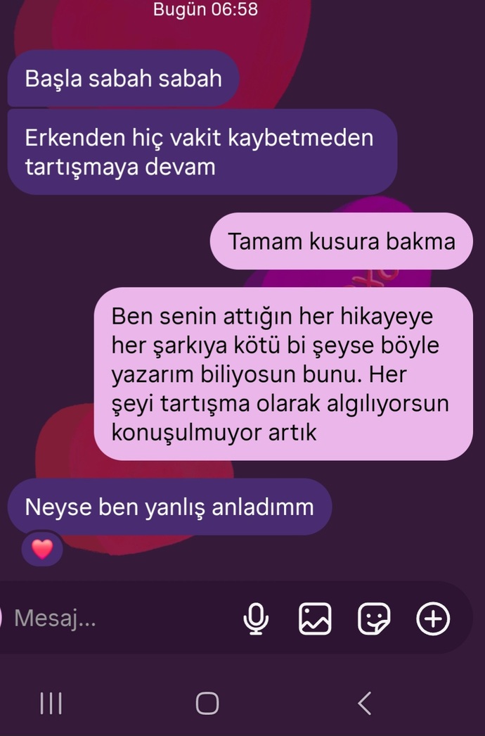 Bu çocuk benden sıkılmış mı?