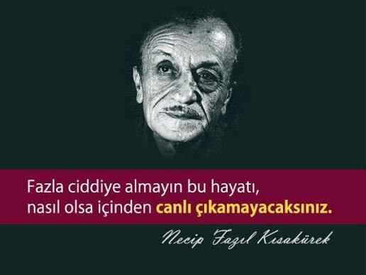 Hayatı ciddiye alıyor musunuz?