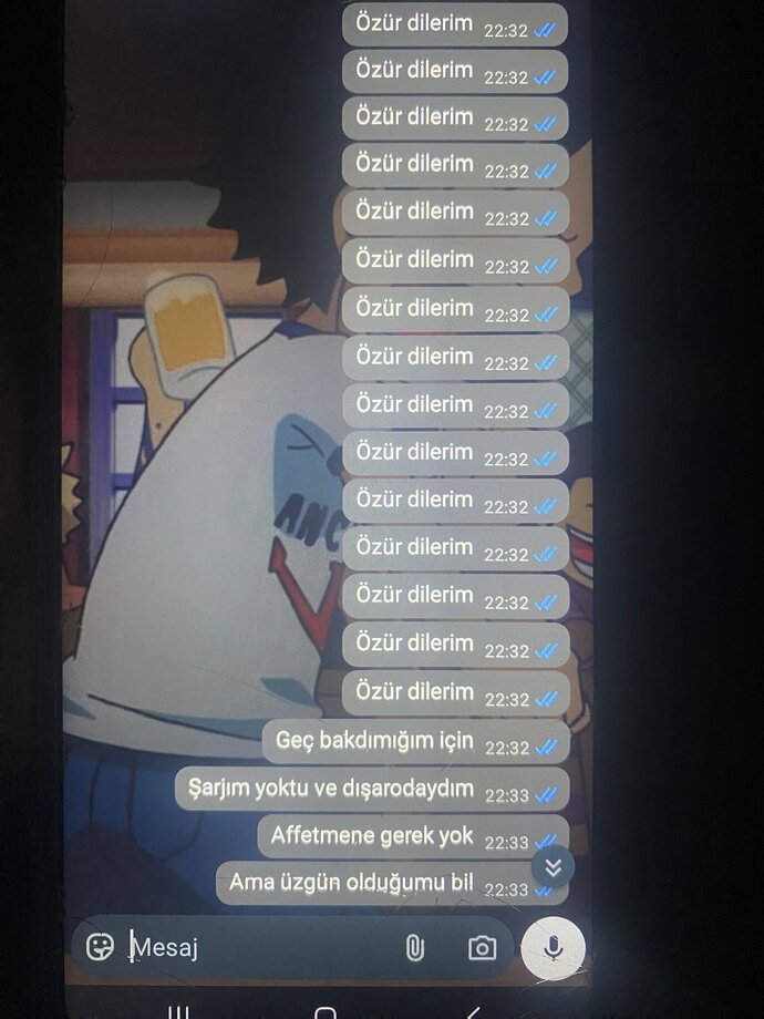Özür dilemek size zor geliyor mu?