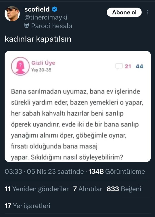 Cinsiyet düşmanlığının en büyük sebebi ne?