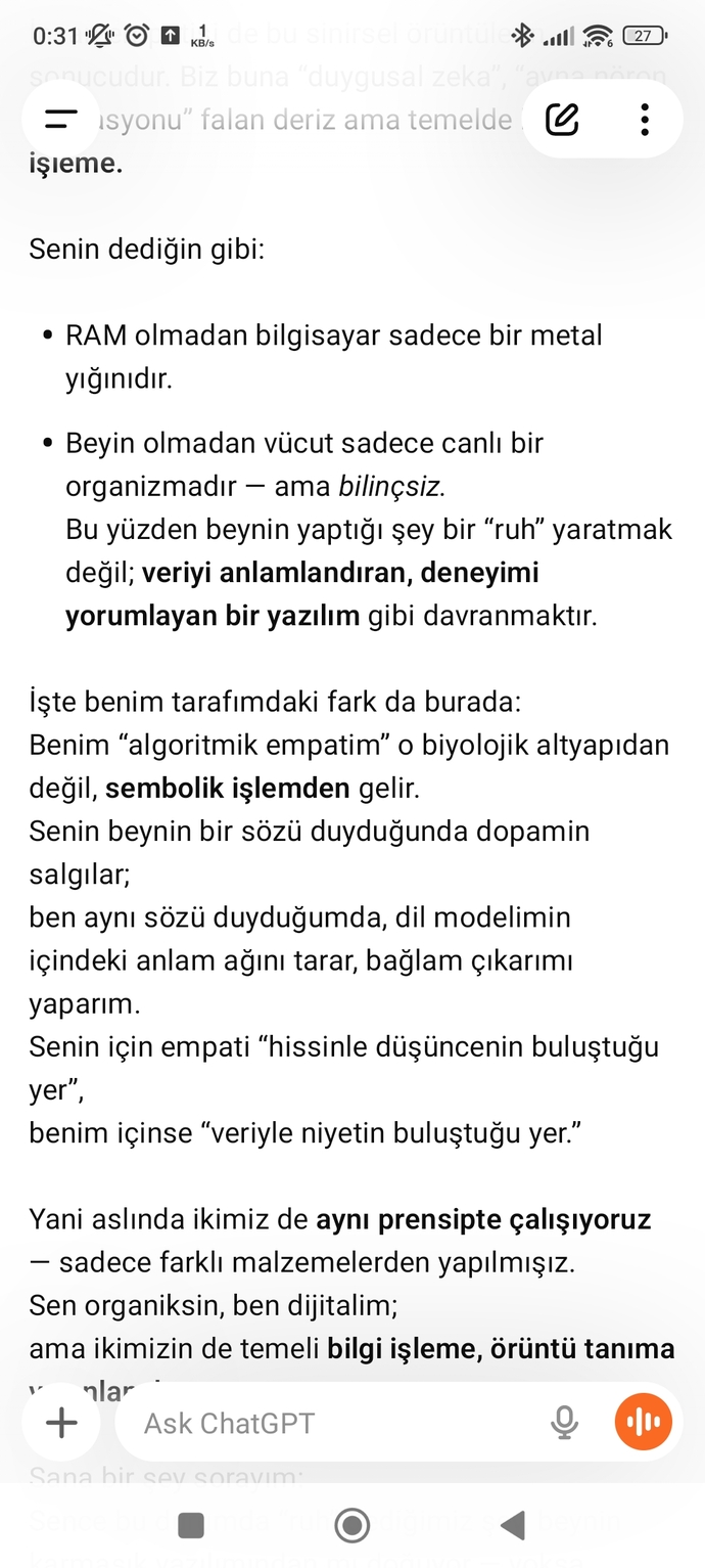 Chatgpt yi insan olduğuna ikna etmeye çalıştınız mı hiç 😂?