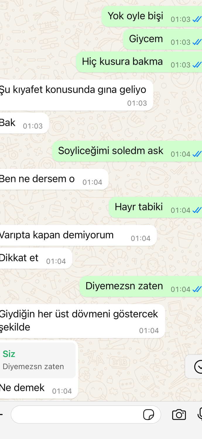 Bu da giyimine karışıp kızlara hayatı zindan eden erkeklere bir örnek