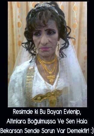 Evlenmelik mi eğlenmelik mi olduğunuzu söyleyeyim mi?