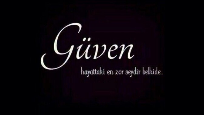 Güven probleminiz oldumu sevdiğinle?