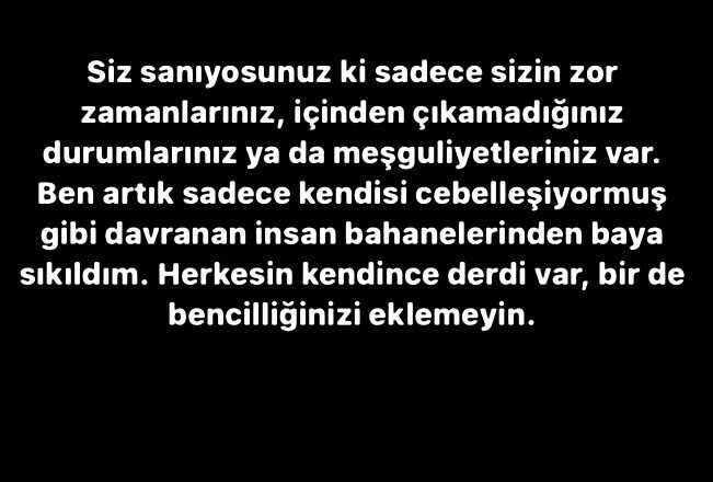 Başkalarını düşünür müsün?