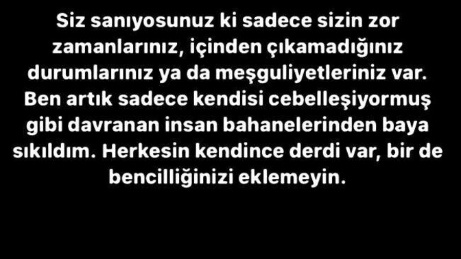 Başkalarını düşünür müsün?