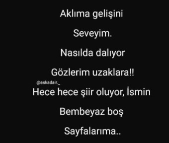 Arada bir sizde uzaklara dalarmısınız?