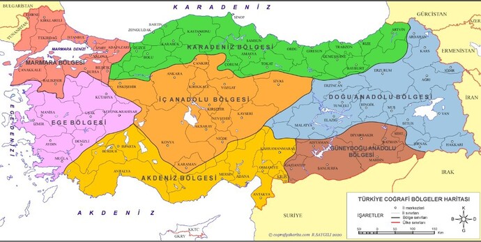 Ülkemizin hangi bölgesini diğerlerinden daha çok seviyorsun?