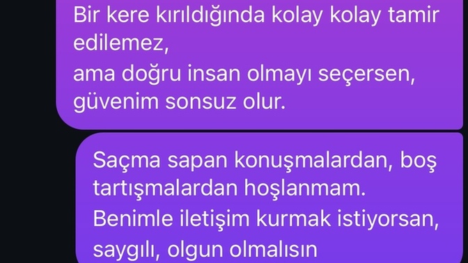 Bu mesaja inanmalı mı? Benim her şeyime katlanırsan sana cenneti yaşatırım” diyen biriyle ilişki yürür mü sizce?