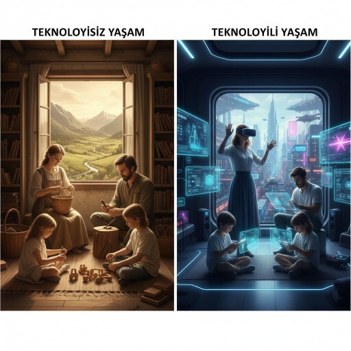 Ya hiç teknoloji olmasaydı? Sizce daha iyimi daha kötü mü?